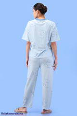 Printed 2pcs Pijama Kit