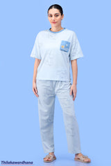 Printed 2pcs Pijama Kit