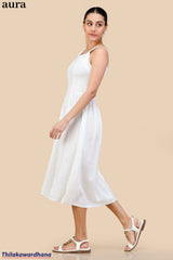 Aura Vintage Midi Dress