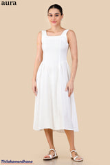 Aura Vintage Midi Dress