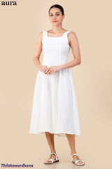 Aura Vintage Midi Dress