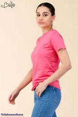 Bella Crew Neck Basic T Shirt