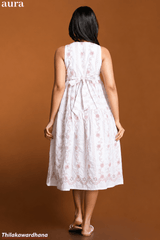 Aura Embroidered Cutlone Dress