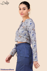 Bella Bella Fern Print Crop Top