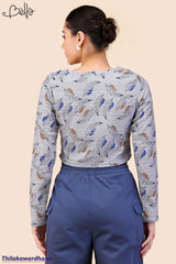 Bella Bella Fern Print Crop Top