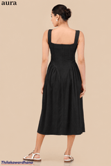 Aura Vintage Midi Dress