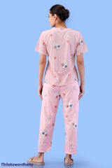 Printed 2pcs Pijama Kit