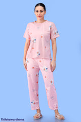Printed 2pcs Pijama Kit