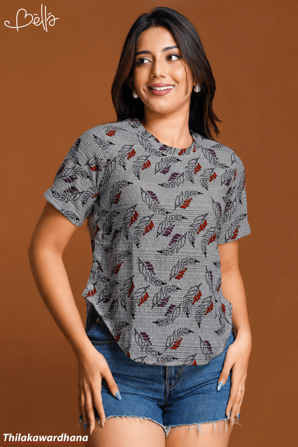 Bella Rustic Petal Knit Top