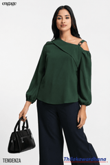 Tendenza Strapped Long Sleeve WW Top