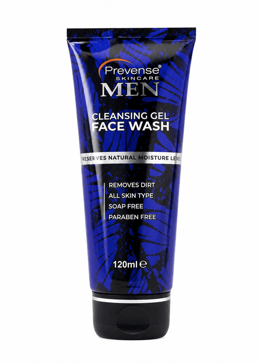 Prevense Men's Cleansing Gel Face Wash - 120ml