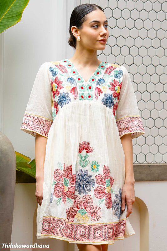 Wildflower Garden Embroidered Dress
