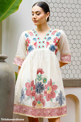 Wildflower Garden Embroidered Dress