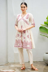 Embroidered 2 Piece Dress Set