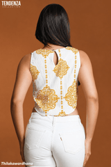 Tendenza Sleeveless Crop Top