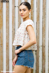 Tendenza State Mara Tiered Babydoll Top