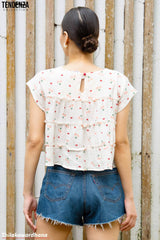 Tendenza State Mara Tiered Babydoll Top