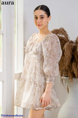 Aura Rosalie Smocked Tier Dress