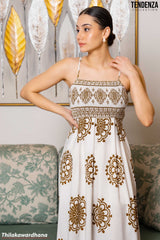 Tendenza Clasi Vintage Sleeveless Maxi Dress