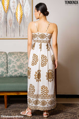 Tendenza Clasi Vintage Sleeveless Maxi Dress