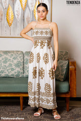Tendenza Clasi Vintage Sleeveless Maxi Dress