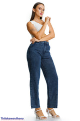 Dark Wash Straight Leg Jean