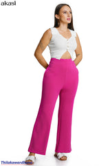 Akasi Wide Leg Stretch Knit Pant