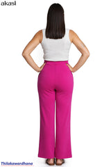 Akasi Wide Leg Stretch Knit Pant