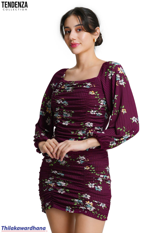Tendenza Long Sleeve Bodycon Dress