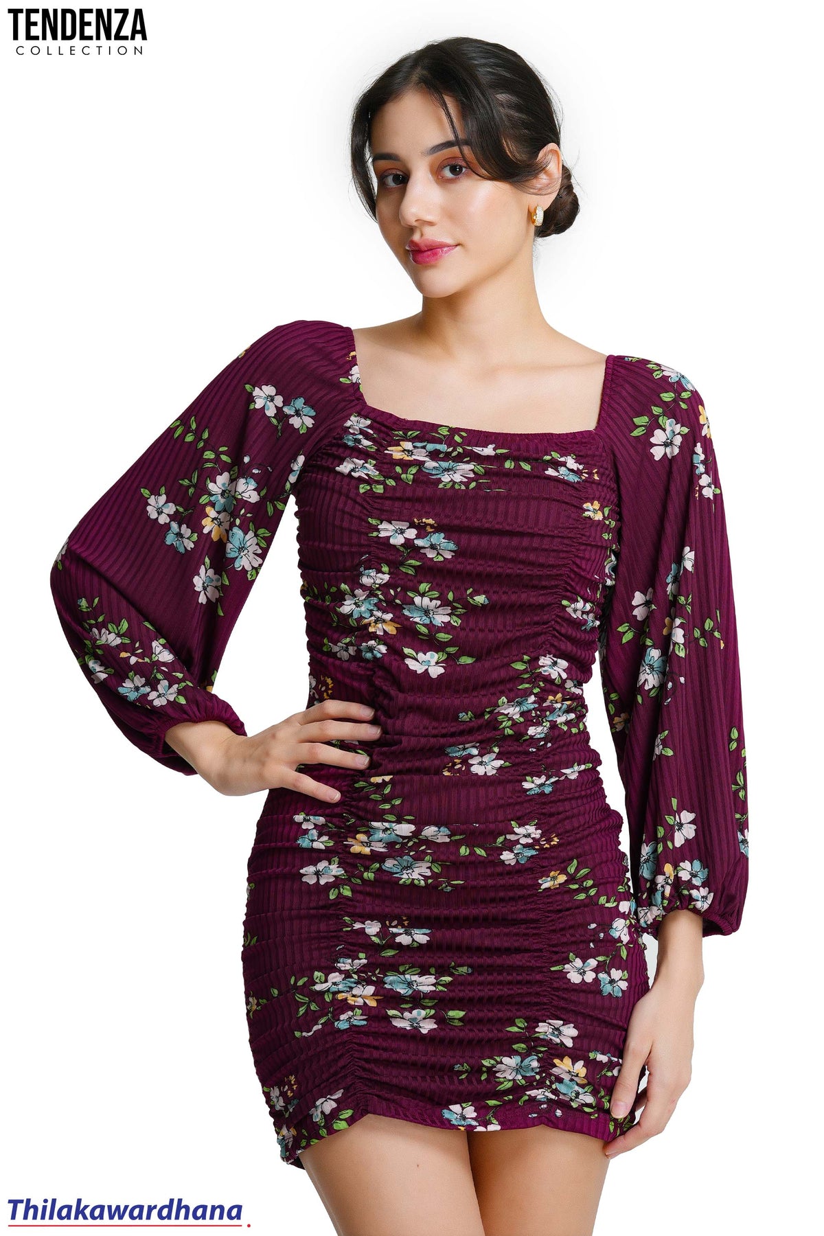 Tendenza Long Sleeve Bodycon Dress