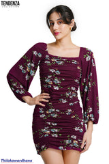 Tendenza Long Sleeve Bodycon Dress
