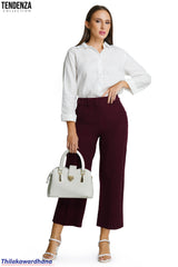 Tendenza Elegant Wide Leg Tailored Pant