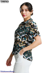 Tendenza Oversized Printed Shirt