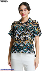 Tendenza Oversized Printed Shirt