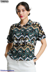 Tendenza Oversized Printed Shirt