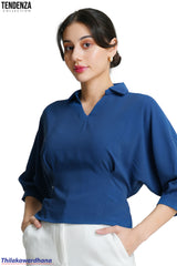 Tendenza Batwing Sleeve Blouse