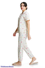 Printed 2pcs Night Dress Set