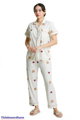 Printed 2pcs Night Dress Set
