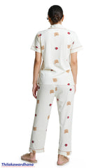 Printed 2pcs Night Dress Set