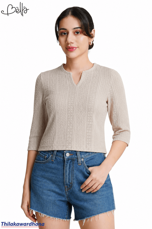 Bella Textured T Shirt