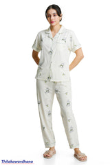 Printed 2pcs Night Dress Set