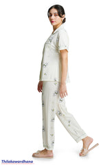 Printed 2pcs Night Dress Set