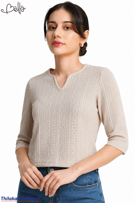 Bella Textured T Shirt