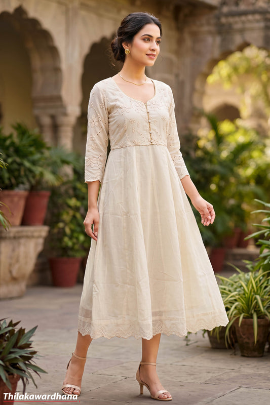 Indian Embroidered Maxi Dress