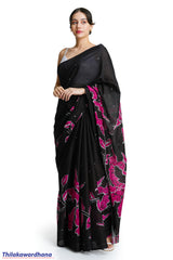Printed Batik Saree