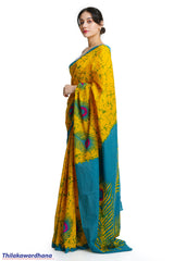 Printed Batik Saree