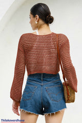 Featherlight Mesh Top - Free Size