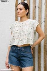 Tendenza State Mara Tiered Babydoll Top