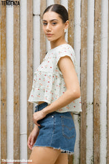 Tendenza State Mara Tiered Babydoll Top