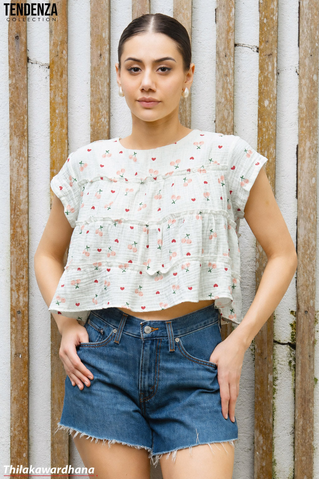 Tendenza State Mara Tiered Babydoll Top
